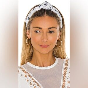 Cleobella Floral Headband Set - Pink and Blue